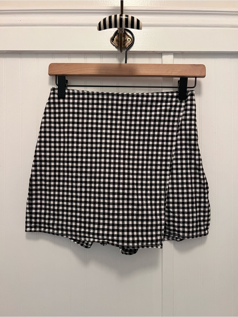 Hollister Gingham High Rise Skort Size XS